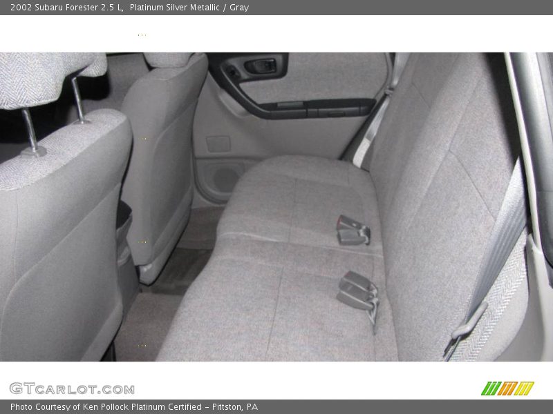 Platinum Silver Metallic / Gray 2002 Subaru Forester 2.5 L