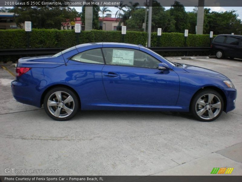 Ultrasonic Blue Mica / Alabaster 2010 Lexus IS 250C Convertible