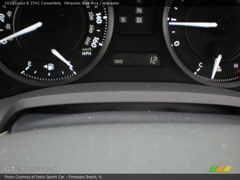 Ultrasonic Blue Mica / Alabaster 2010 Lexus IS 250C Convertible