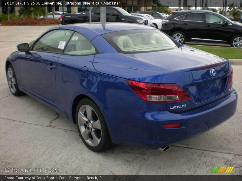 Ultrasonic Blue Mica / Alabaster 2010 Lexus IS 250C Convertible