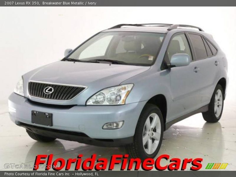 Breakwater Blue Metallic / Ivory 2007 Lexus RX 350