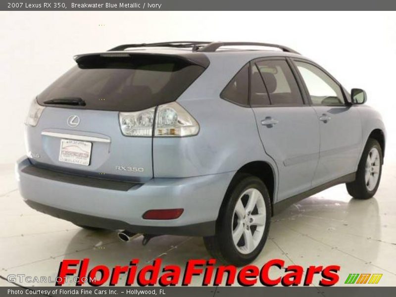 Breakwater Blue Metallic / Ivory 2007 Lexus RX 350