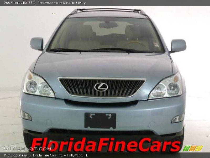 Breakwater Blue Metallic / Ivory 2007 Lexus RX 350