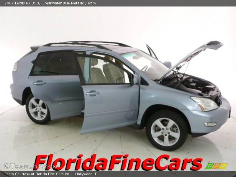 Breakwater Blue Metallic / Ivory 2007 Lexus RX 350