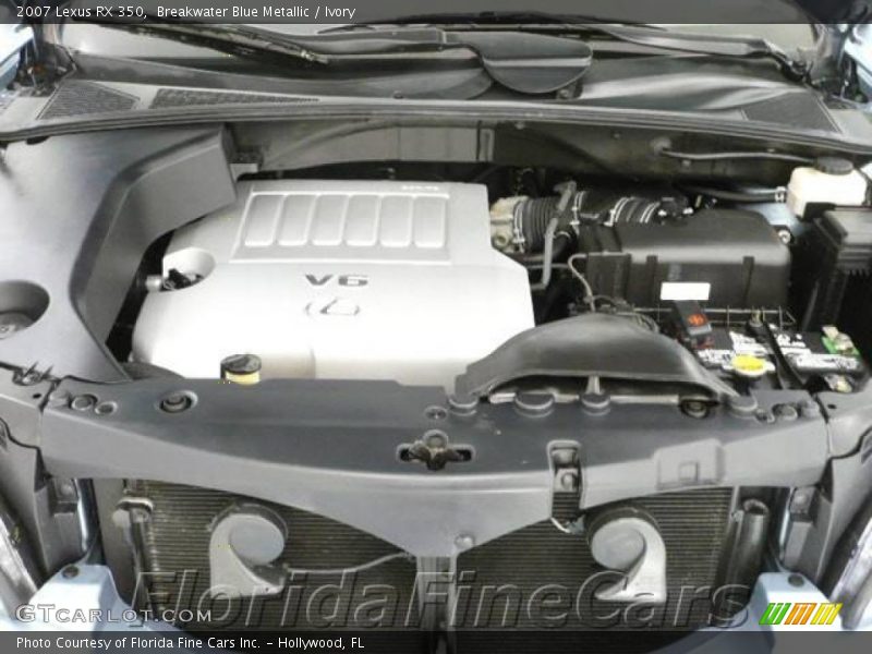 Breakwater Blue Metallic / Ivory 2007 Lexus RX 350