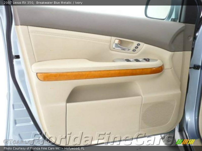 Breakwater Blue Metallic / Ivory 2007 Lexus RX 350