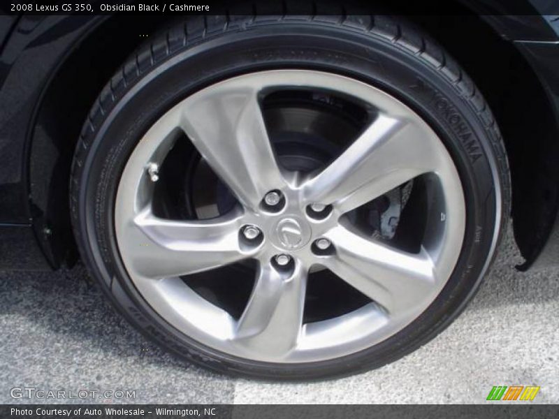Obsidian Black / Cashmere 2008 Lexus GS 350