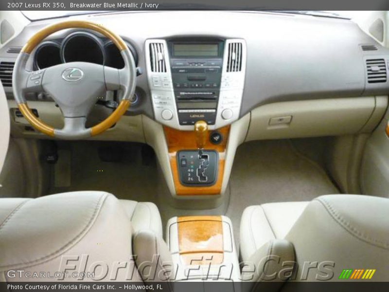 Breakwater Blue Metallic / Ivory 2007 Lexus RX 350