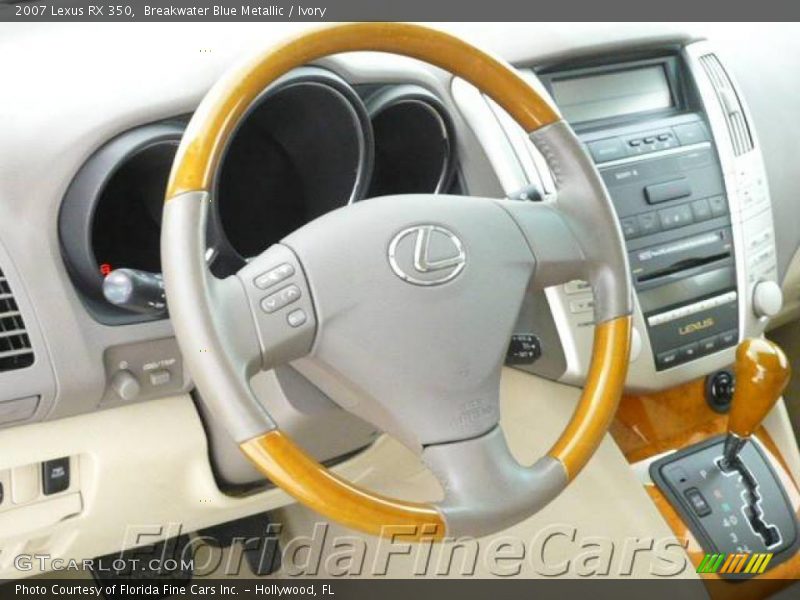 Breakwater Blue Metallic / Ivory 2007 Lexus RX 350