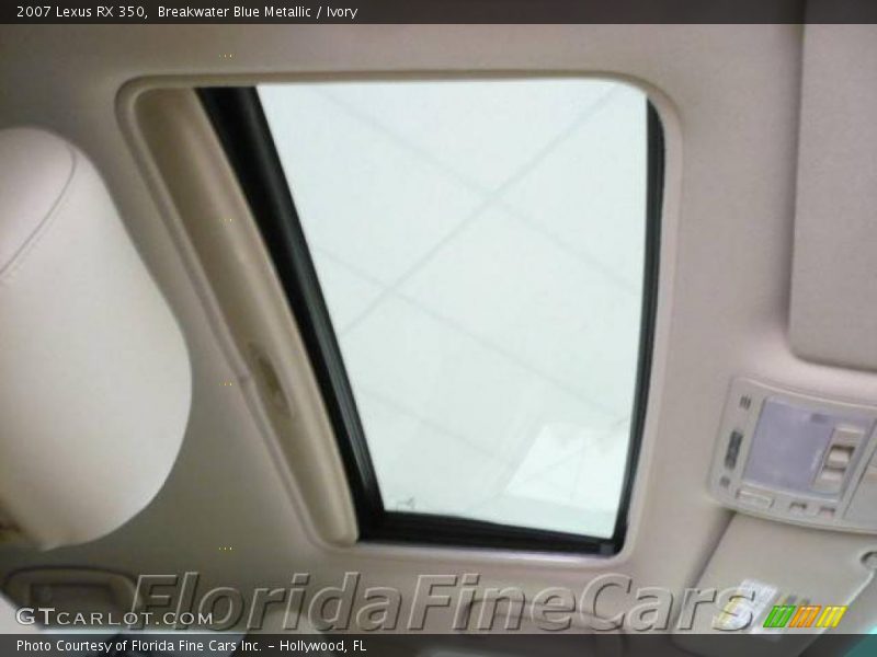 Breakwater Blue Metallic / Ivory 2007 Lexus RX 350