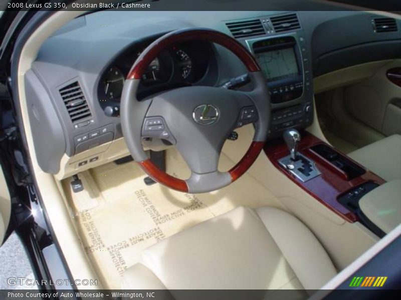 Obsidian Black / Cashmere 2008 Lexus GS 350