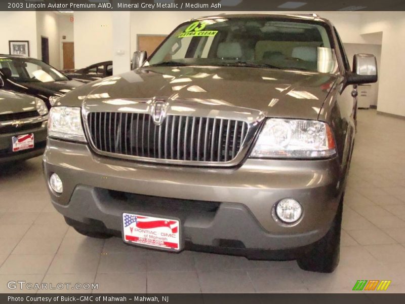 Mineral Grey Metallic / Medium Ash 2003 Lincoln Aviator Premium AWD