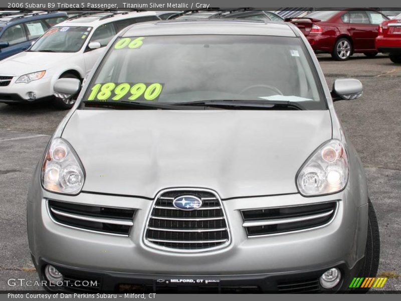 Titanium Silver Metallic / Gray 2006 Subaru B9 Tribeca 5 Passenger