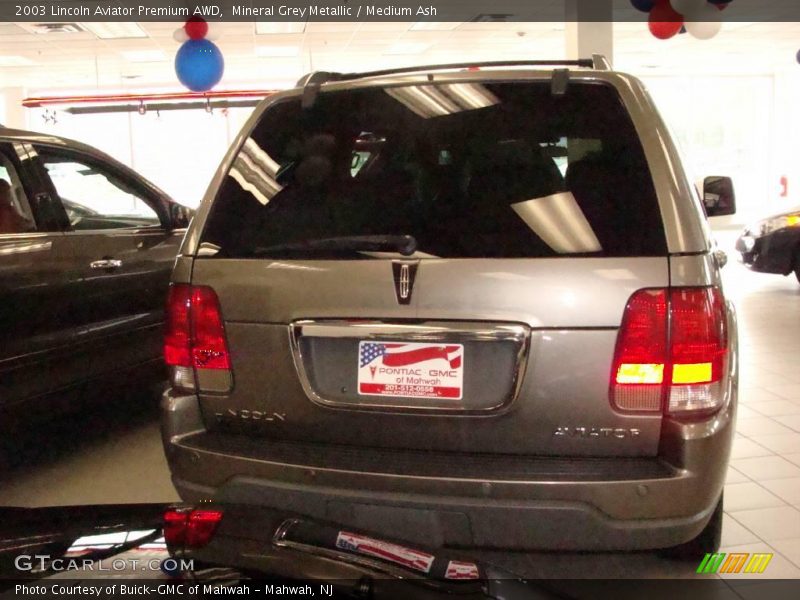 Mineral Grey Metallic / Medium Ash 2003 Lincoln Aviator Premium AWD