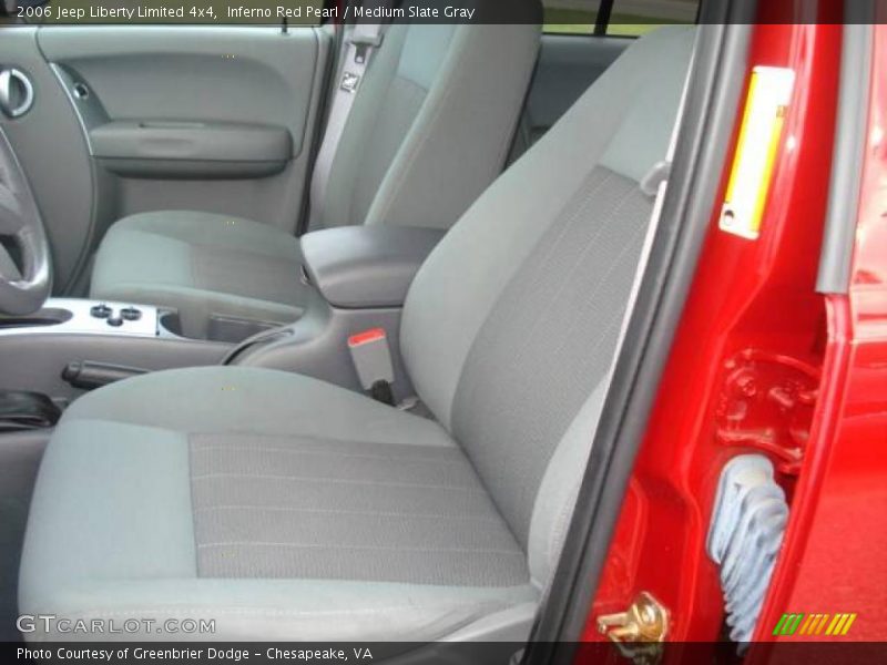 Inferno Red Pearl / Medium Slate Gray 2006 Jeep Liberty Limited 4x4