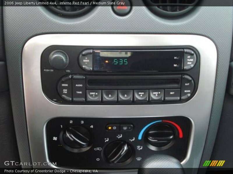 Inferno Red Pearl / Medium Slate Gray 2006 Jeep Liberty Limited 4x4