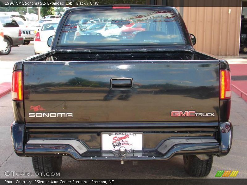 Black / Gray 1996 GMC Sonoma SLS Extended Cab