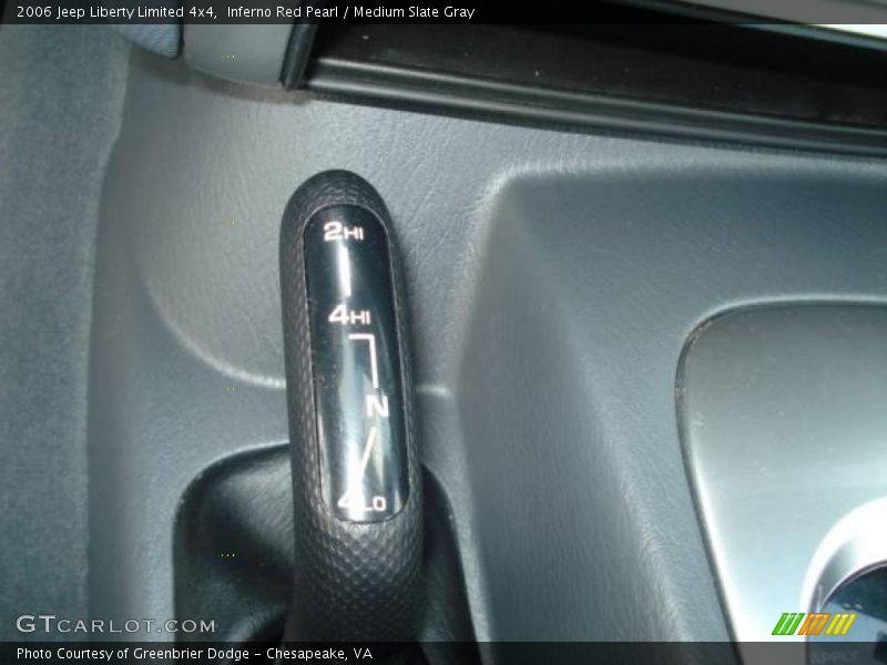 Inferno Red Pearl / Medium Slate Gray 2006 Jeep Liberty Limited 4x4
