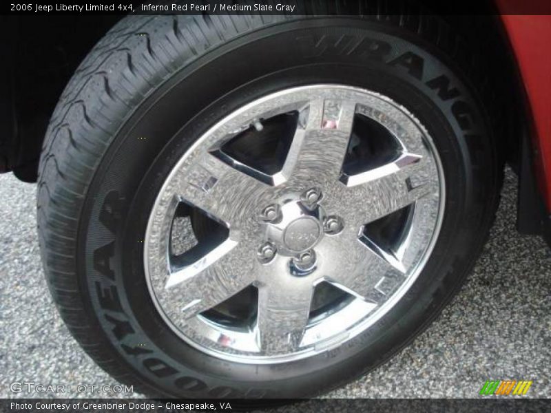 Inferno Red Pearl / Medium Slate Gray 2006 Jeep Liberty Limited 4x4
