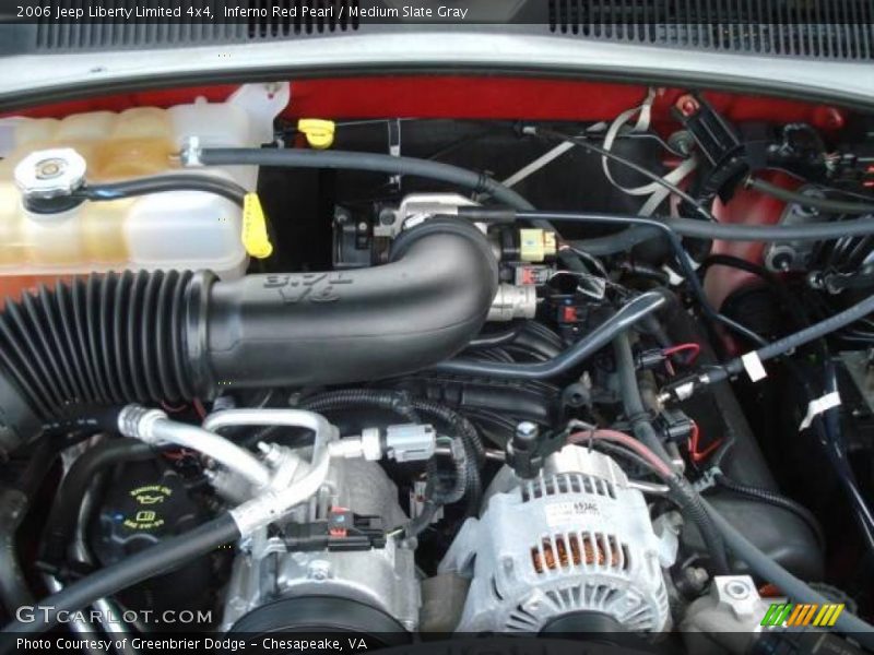Inferno Red Pearl / Medium Slate Gray 2006 Jeep Liberty Limited 4x4