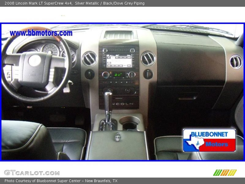 Silver Metallic / Black/Dove Grey Piping 2008 Lincoln Mark LT SuperCrew 4x4