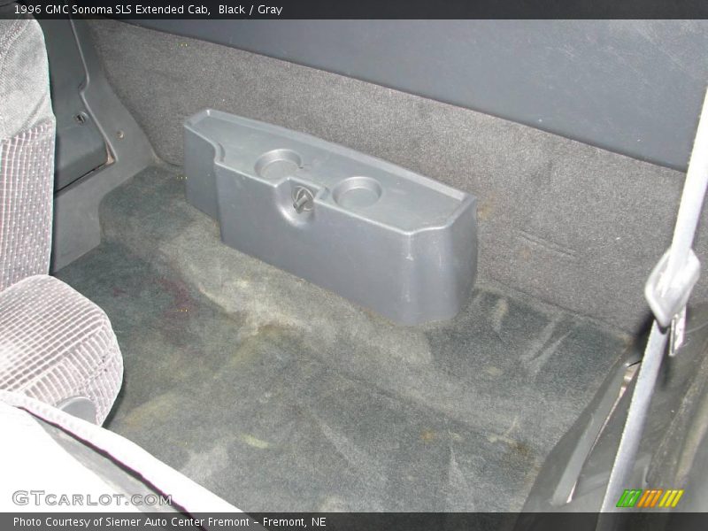 Black / Gray 1996 GMC Sonoma SLS Extended Cab