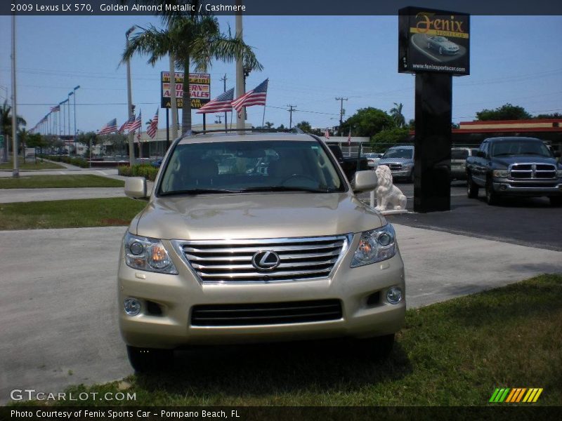 Golden Almond Metallic / Cashmere 2009 Lexus LX 570