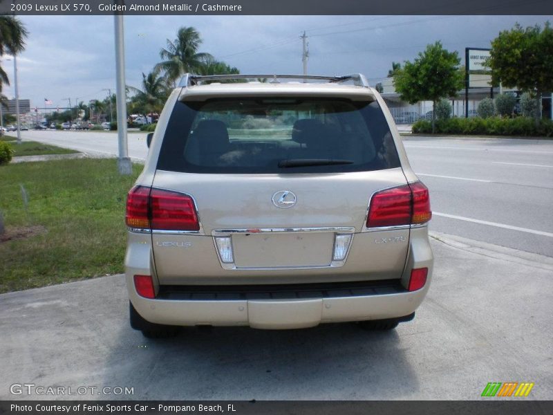 Golden Almond Metallic / Cashmere 2009 Lexus LX 570