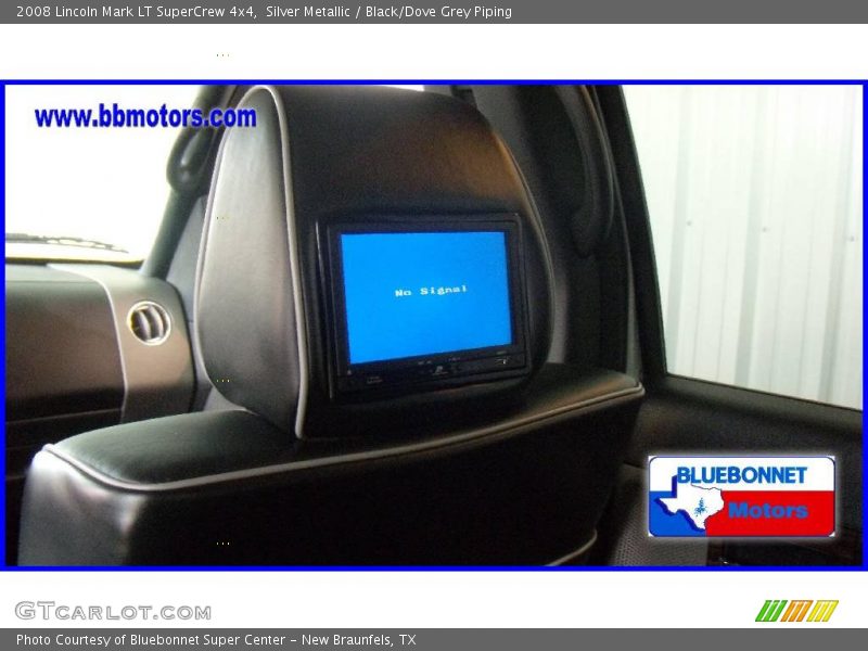 Silver Metallic / Black/Dove Grey Piping 2008 Lincoln Mark LT SuperCrew 4x4