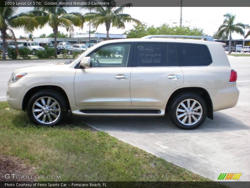 Golden Almond Metallic / Cashmere 2009 Lexus LX 570