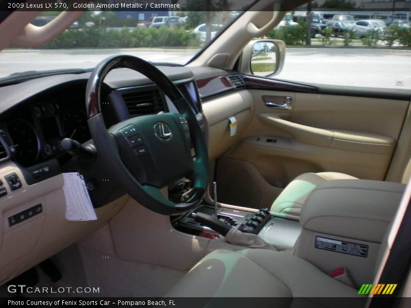 Golden Almond Metallic / Cashmere 2009 Lexus LX 570