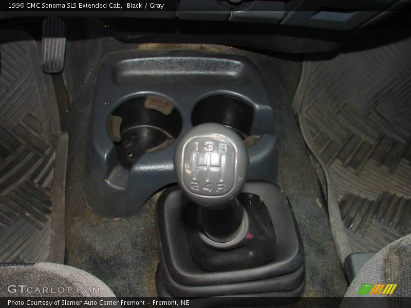 Black / Gray 1996 GMC Sonoma SLS Extended Cab