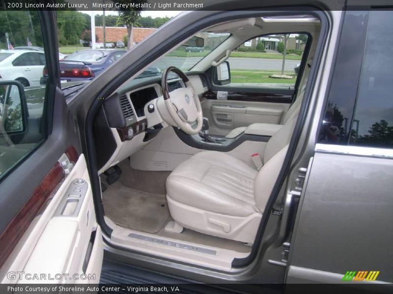 Mineral Grey Metallic / Light Parchment 2003 Lincoln Aviator Luxury