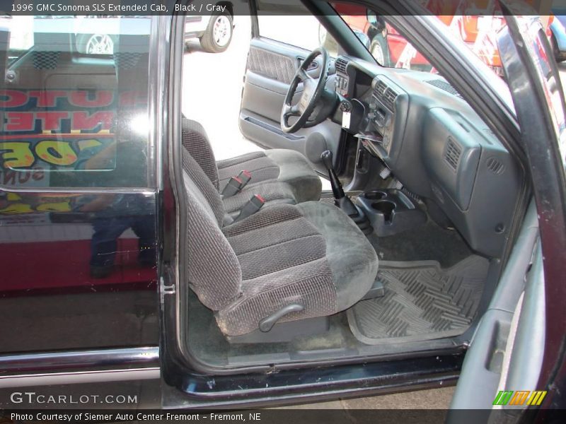 Black / Gray 1996 GMC Sonoma SLS Extended Cab