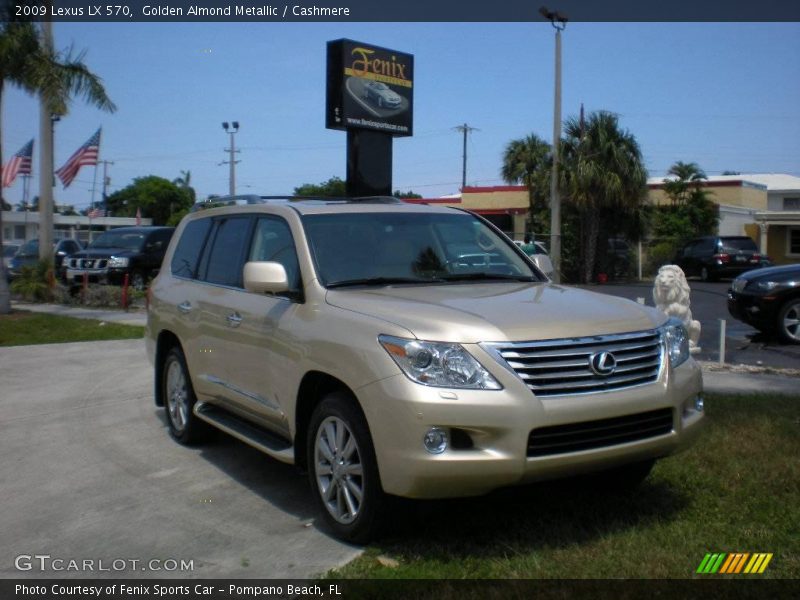 Golden Almond Metallic / Cashmere 2009 Lexus LX 570