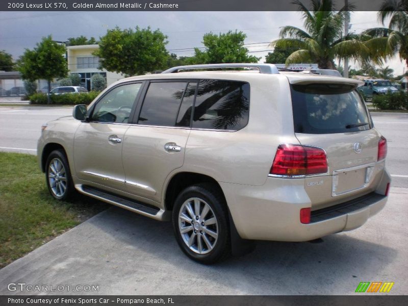 Golden Almond Metallic / Cashmere 2009 Lexus LX 570