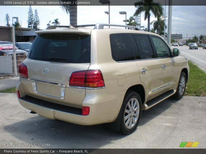 Golden Almond Metallic / Cashmere 2009 Lexus LX 570