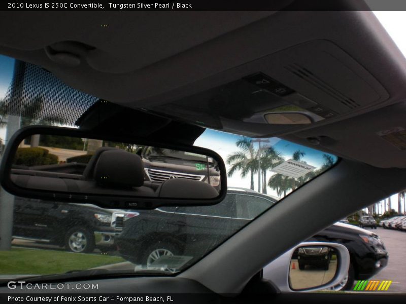 Tungsten Silver Pearl / Black 2010 Lexus IS 250C Convertible