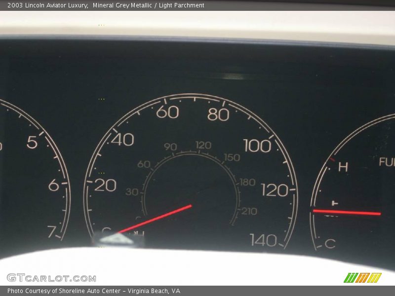 Mineral Grey Metallic / Light Parchment 2003 Lincoln Aviator Luxury