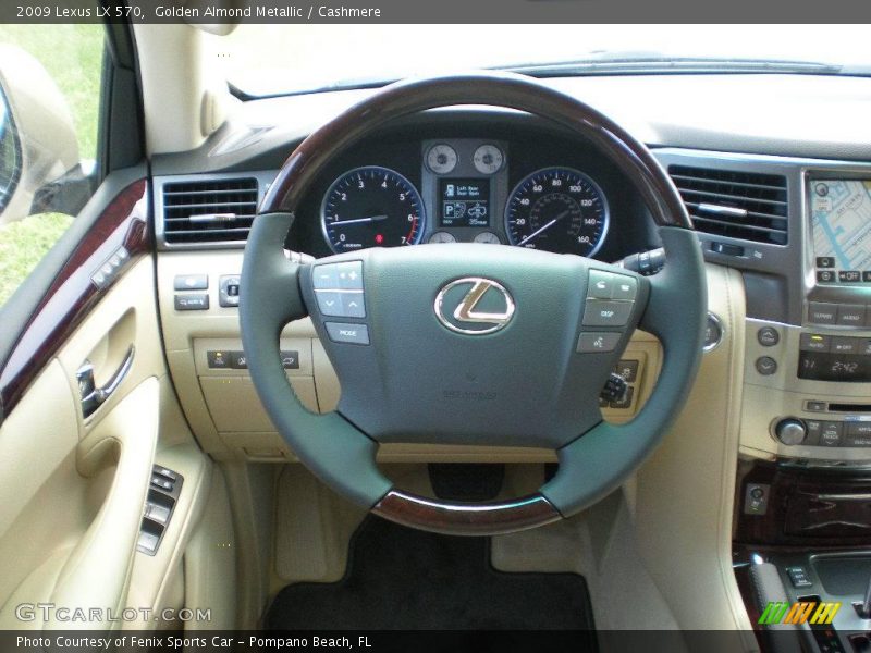 Golden Almond Metallic / Cashmere 2009 Lexus LX 570