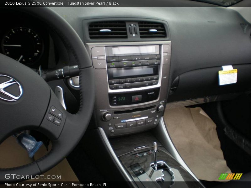 Tungsten Silver Pearl / Black 2010 Lexus IS 250C Convertible