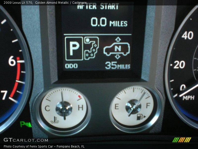 Golden Almond Metallic / Cashmere 2009 Lexus LX 570
