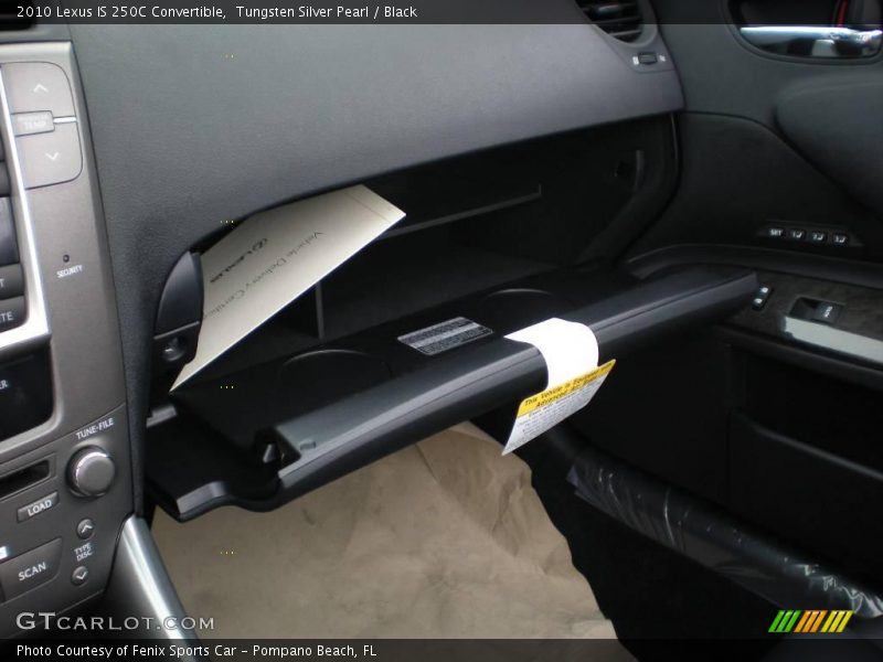 Tungsten Silver Pearl / Black 2010 Lexus IS 250C Convertible