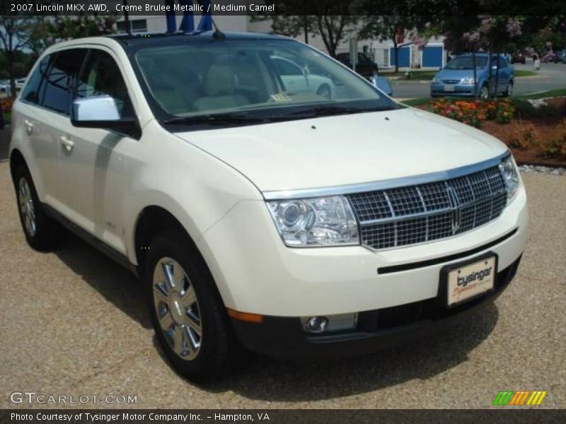 Creme Brulee Metallic / Medium Camel 2007 Lincoln MKX AWD