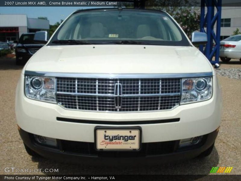 Creme Brulee Metallic / Medium Camel 2007 Lincoln MKX AWD