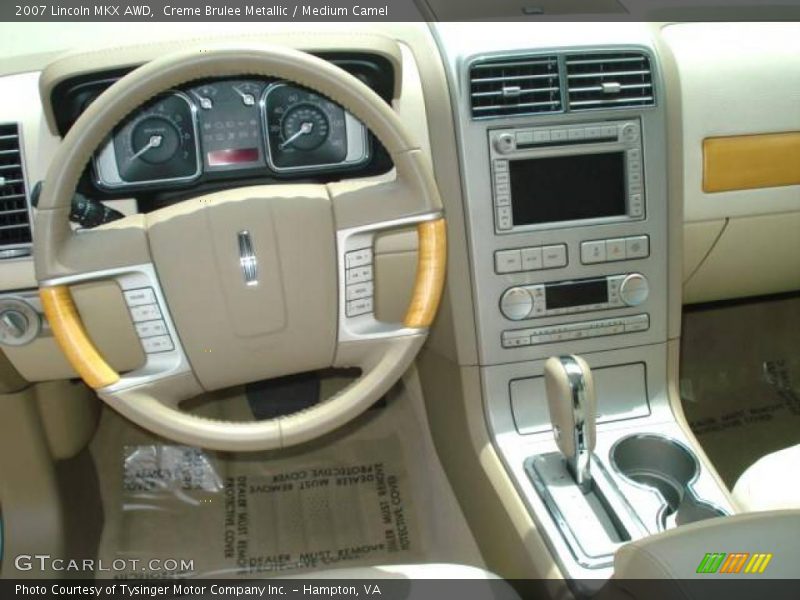 Creme Brulee Metallic / Medium Camel 2007 Lincoln MKX AWD