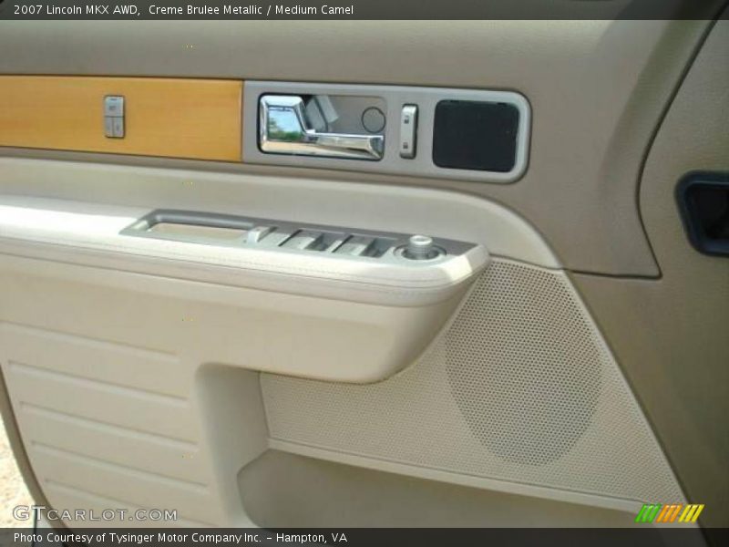 Creme Brulee Metallic / Medium Camel 2007 Lincoln MKX AWD