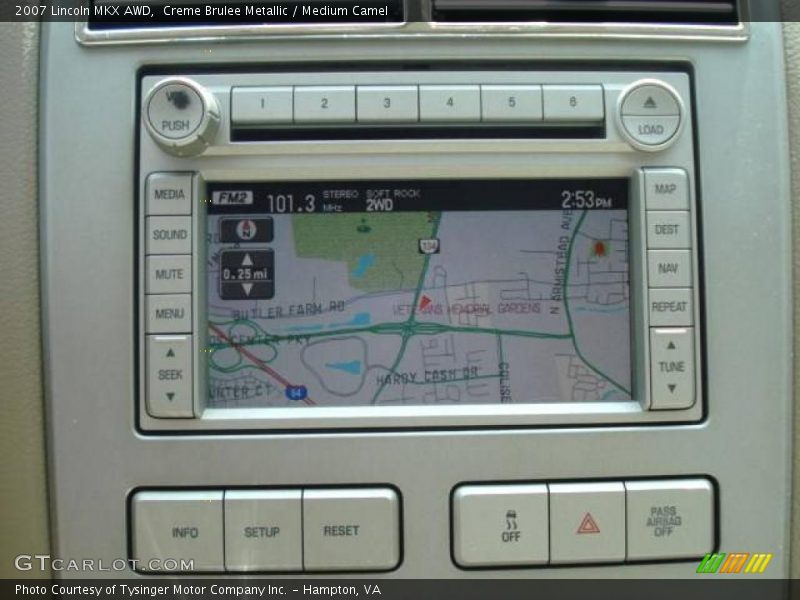 Creme Brulee Metallic / Medium Camel 2007 Lincoln MKX AWD
