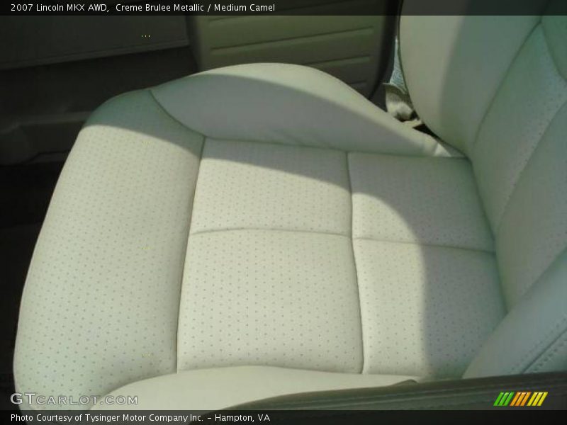 Creme Brulee Metallic / Medium Camel 2007 Lincoln MKX AWD