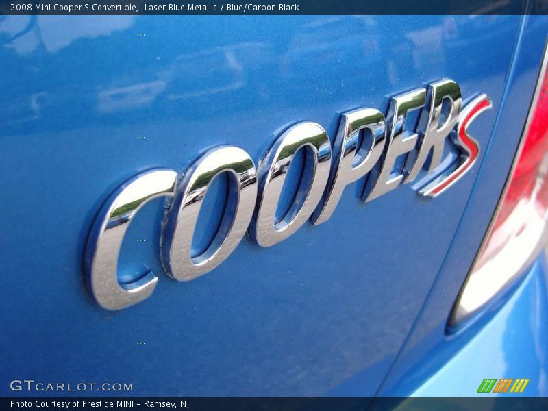 Laser Blue Metallic / Blue/Carbon Black 2008 Mini Cooper S Convertible